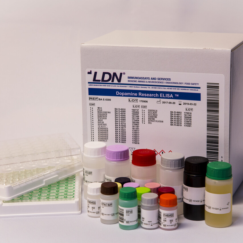 Dopamine Research ELISA Kit by Rocky Mountain Diagnostics